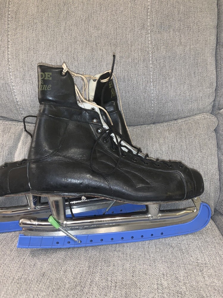 Vintage HYDE Red Line Custom Built Skates Black Size 12