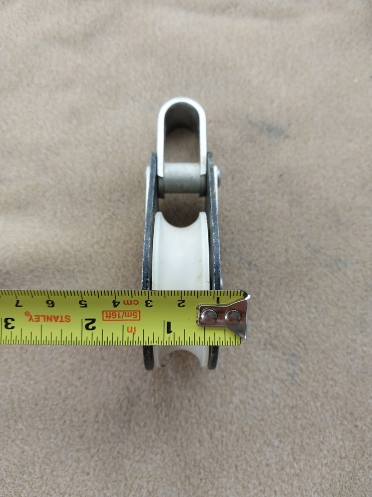 Vintage Block Sailing Rigging Old School 2 1/4 Pulley