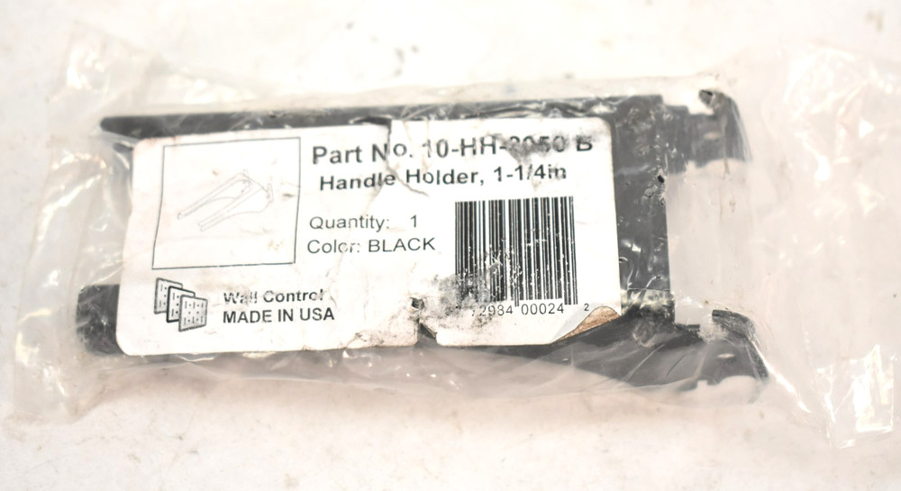 Black Metal Pegboard Hook for Tool Board 1-1/4" Handle 4" Deep 35 lbs Capacity