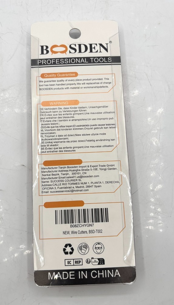 BOOSDEN – 786562943718 – Wire Cutter