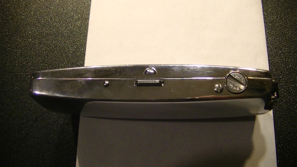 PAL RONSON CIGARETTE LIGHTER HOLDER ORIGINAL BOX CLOTH ART DECO PYROPHORIC 1949