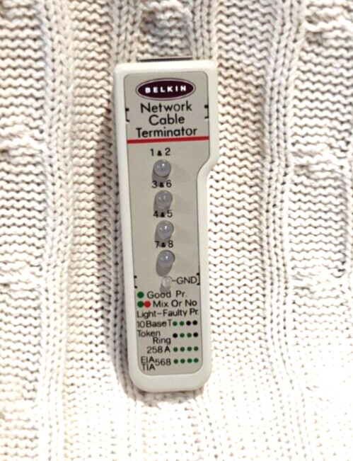 Belkin Network Cable Terminator and Multi Network Cable Tester