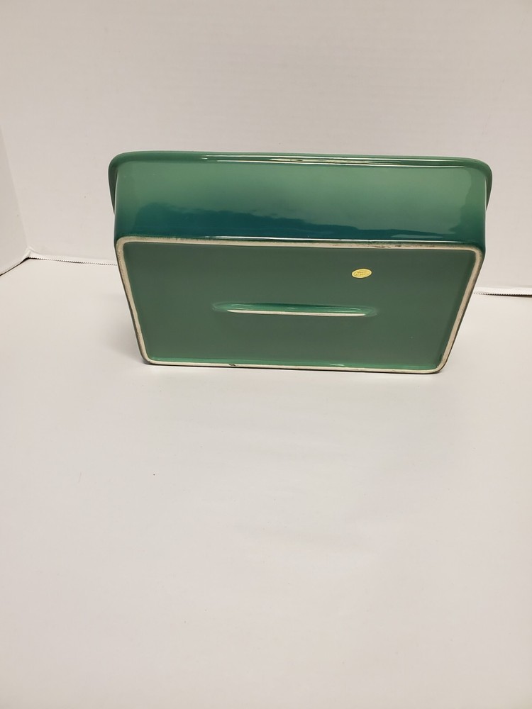 Stoneware Forest Green Loaf Pan Oversized