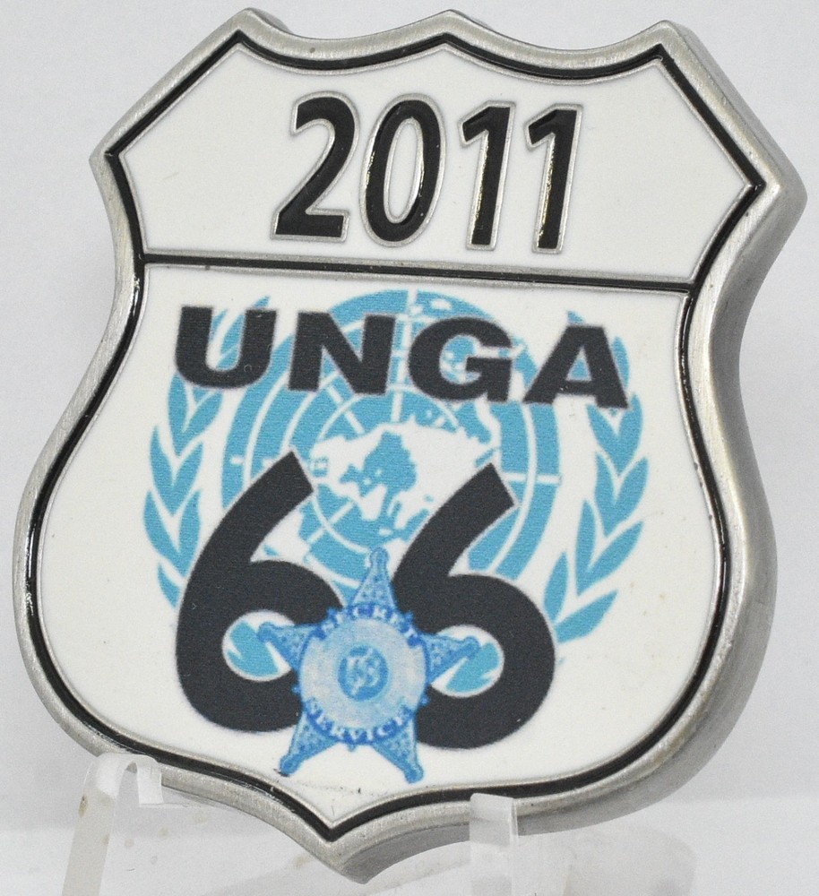 Secret Service UNGA 66 2011 Challenge Coin