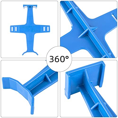 10.6 inch Universal Motorcycle Fork Brace Protection Plastic Fork Support blue