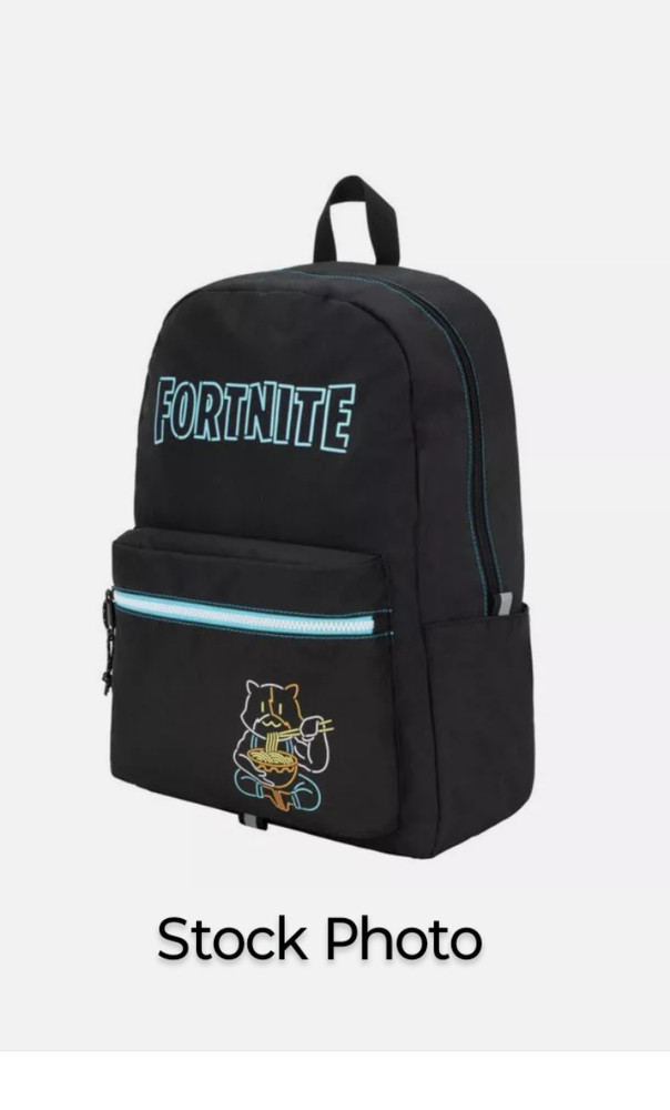 FORTNITE 18" AMPLIFY "RAMEN BREAK" KITTY BACKPACK NEW WITH TAG