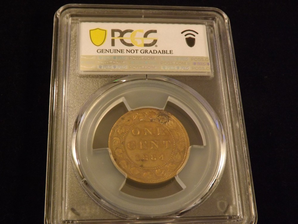 1884 1 C Canada PCGS XF