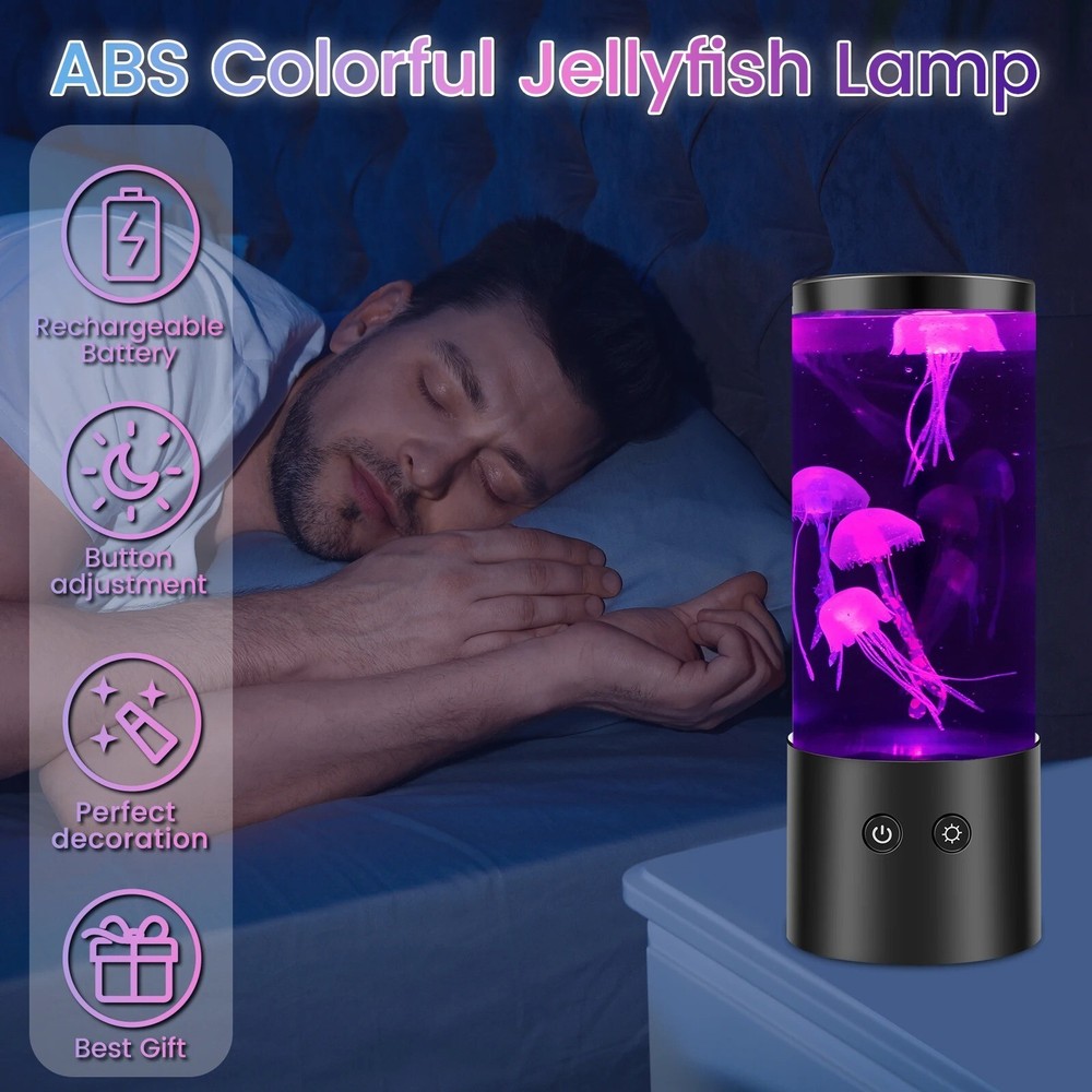 LED Jellyfish Night Light