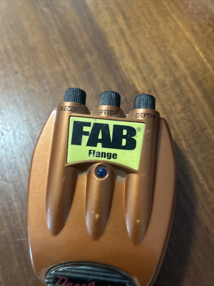Danelectro FAB Flange D-6 Guitar Effect Pedal Tested Works Fine