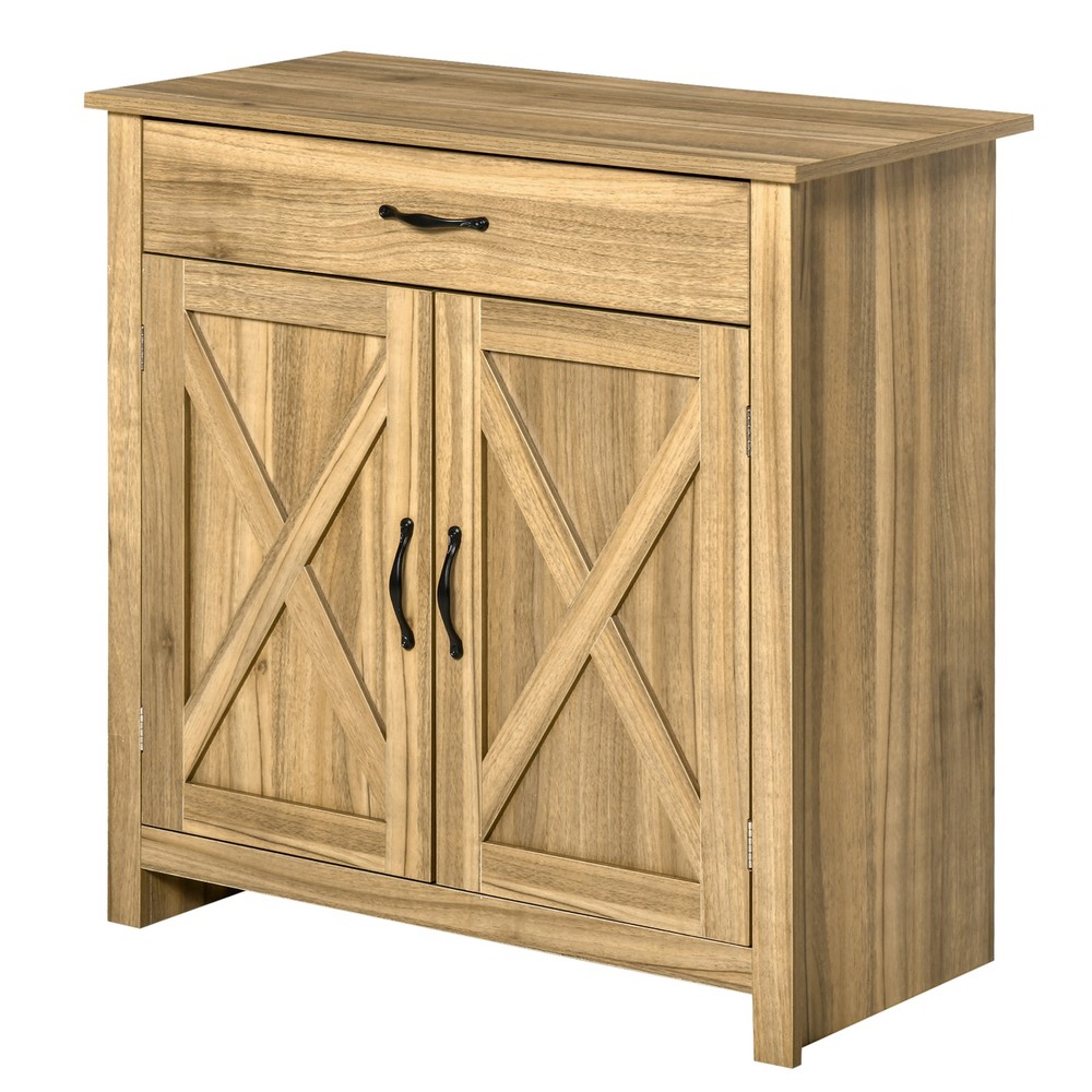 32" Modern Farm Style Sideboard Storage Buffet Server Cabinet Organizer