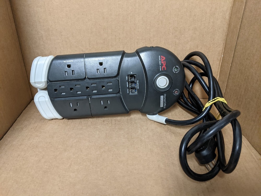 APC SurgeArrest Home/Office Surge Protector - 8 Outlets + Phone/Modem