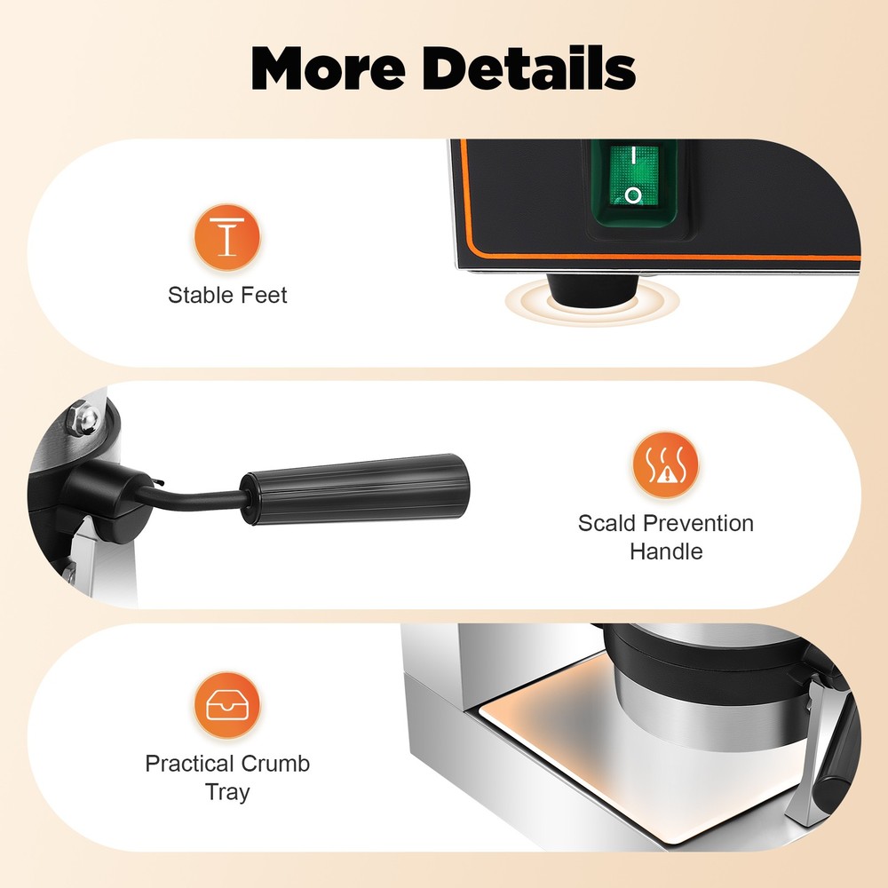 Commercial Electric Burger Maker Machine Hamburger Panini Press Making