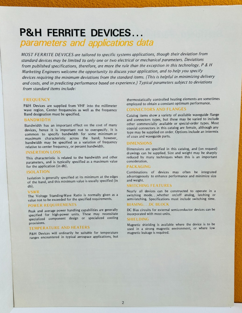 P & H Laboratories Bulletin No. 7703 Catalog.