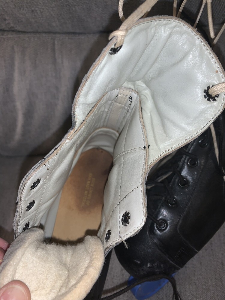 Vintage HYDE Red Line Custom Built Skates Black Size 12