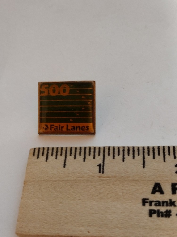 500 Score Fair Lanes Bowling Tack Pin