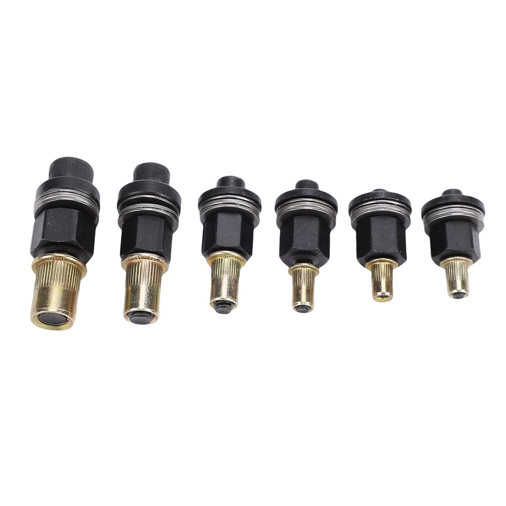 6Pcs Hand Rivet Nut Tool Mandrels Manual Rivnut Tool Mandrel Set 10-24~3/8-16