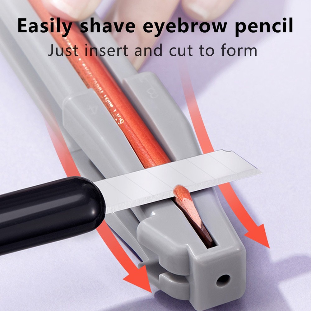 Cosmetic Pencil Sharpener Eyebrow Sharpening Pencil Tool For Precise And Smooth