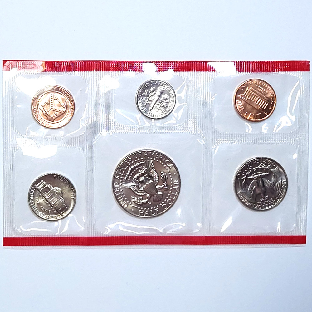 1987 D US Mint Set - 5 BU✨️ Coins/Mint Cello - Includes Mint Token