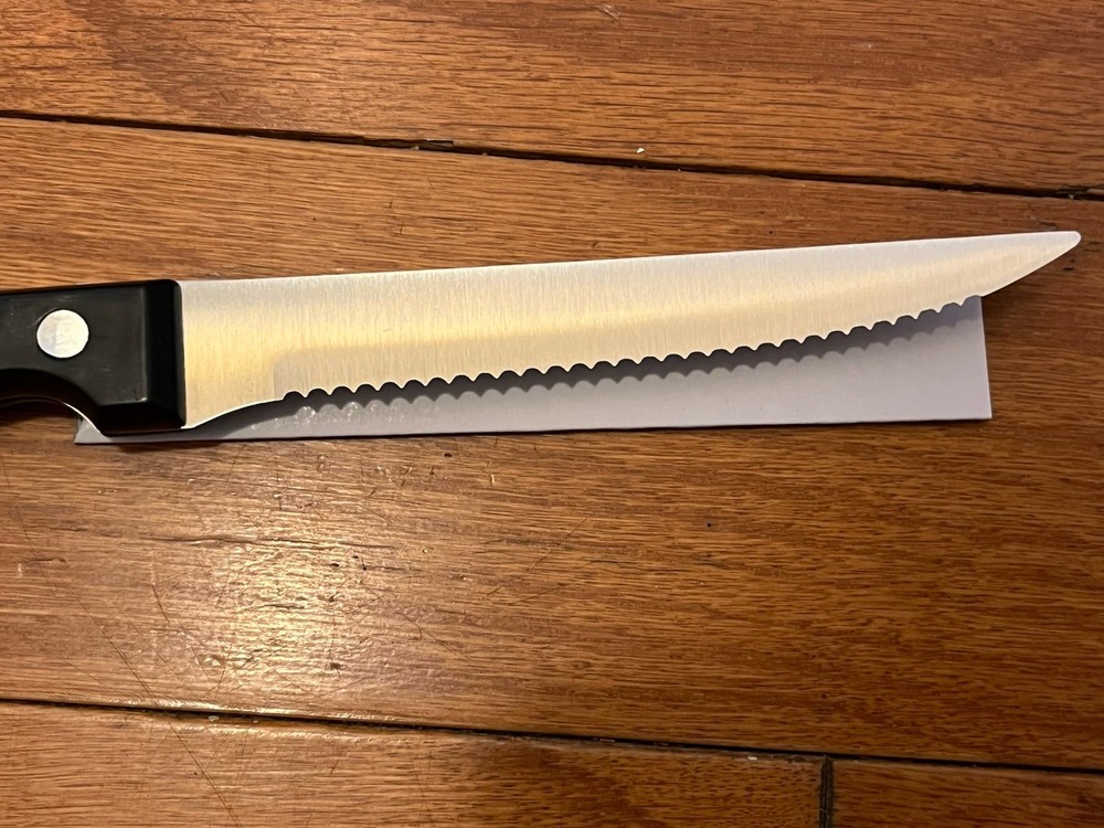 8 Pack Jumbo Steak Knife with Black Bakelite Riveted Handle