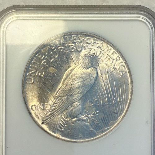 1923 Peace Silver Dollar MS65, NGC