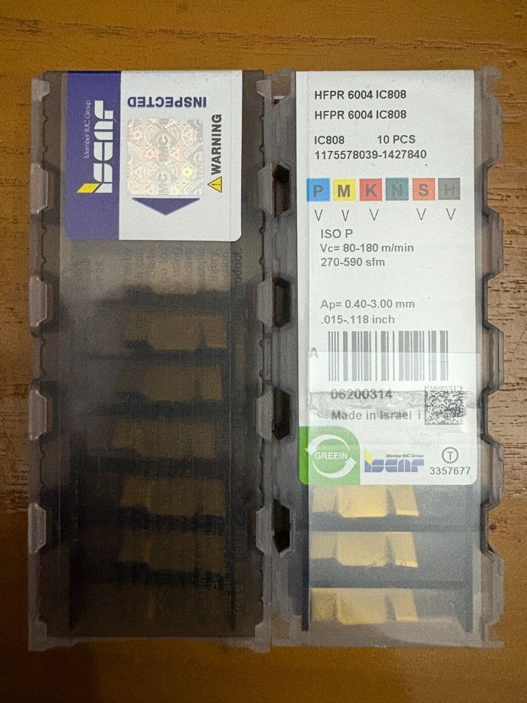 HFPR 6004 IC808/ISCAR  10 PCS