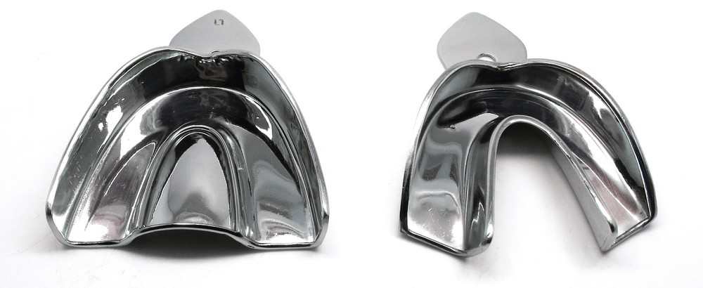 Dental Impression Solid Large Trays Upper & Lower Autoclavable Instruments