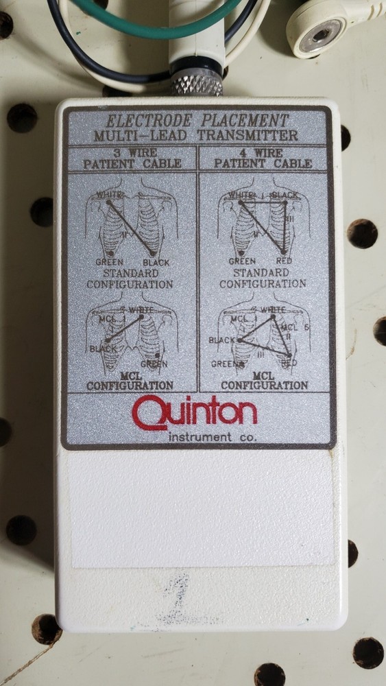 QUINTON Q-TEL DIGITAL TRANSMITTER DT4000 w/3 Lead Cables