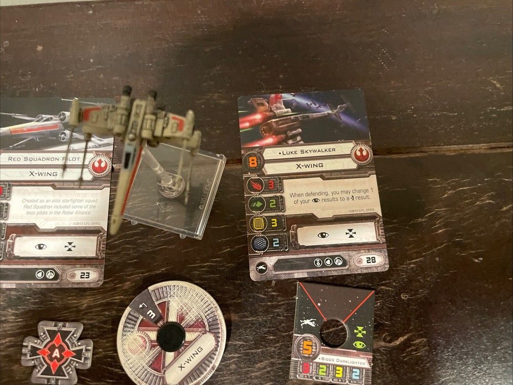 Star Wars X-Wing Miniatures X-Wing T-65 Core Set Cards