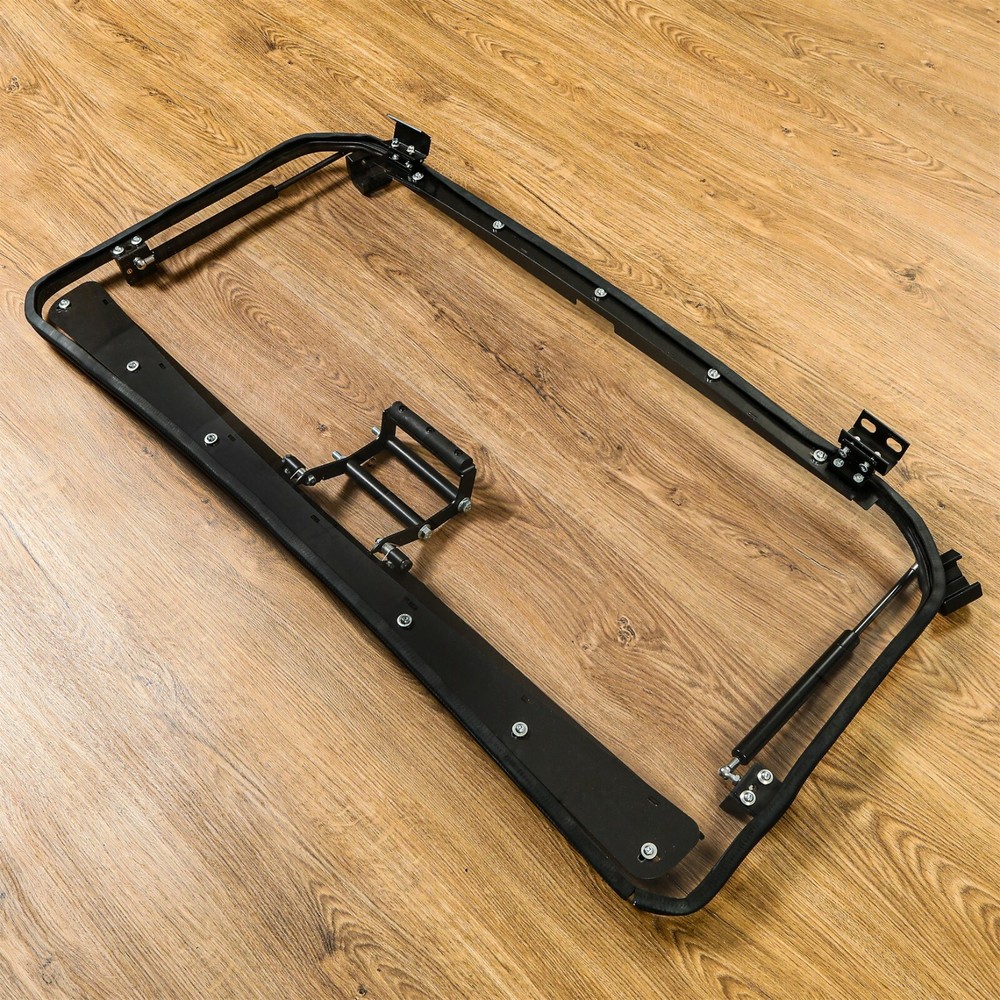 Clear Scratch Resistant Flip Windshield For 2016- up Polaris General 1000 / 4