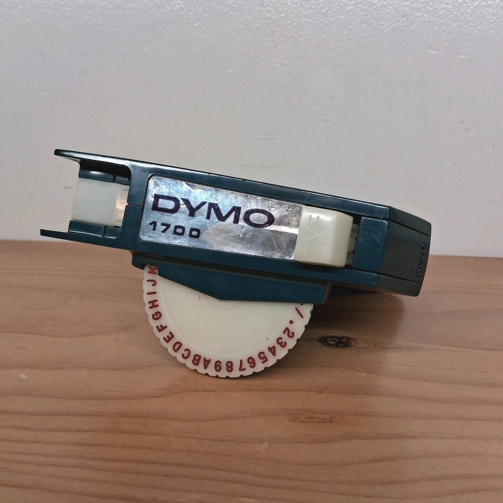 Vintage Dymo 1700 Label Maker Blue