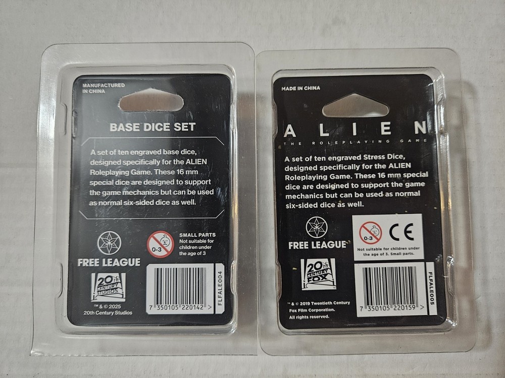 Alien RPG: Basic & Stress Dice Sets