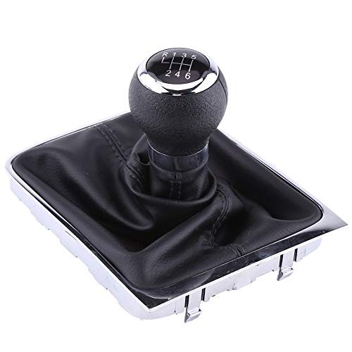 Manual Shift Knob Boot 6 Speed Car Gear Shift Knob Stick Gaiter Boot Frame