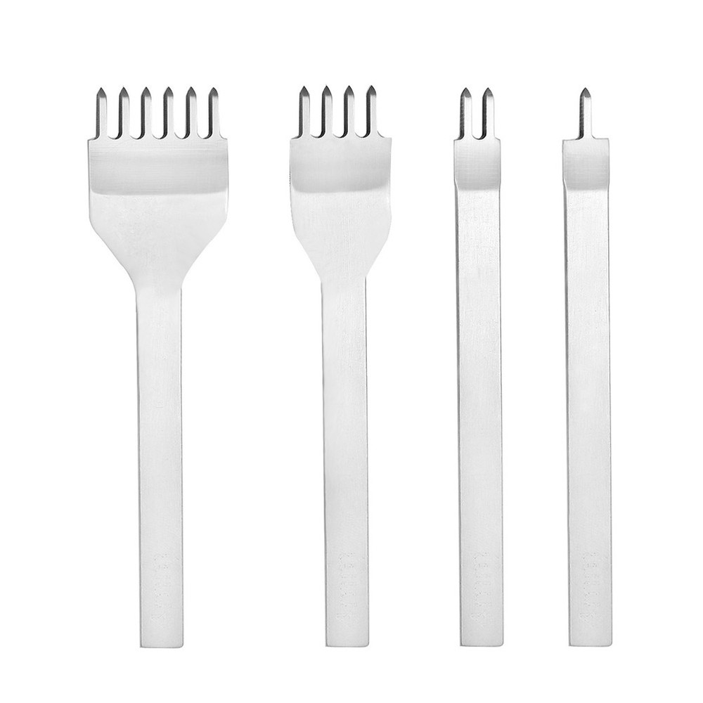 Diy Leather Tools White Steel Chop Perforated Chop Stitching US