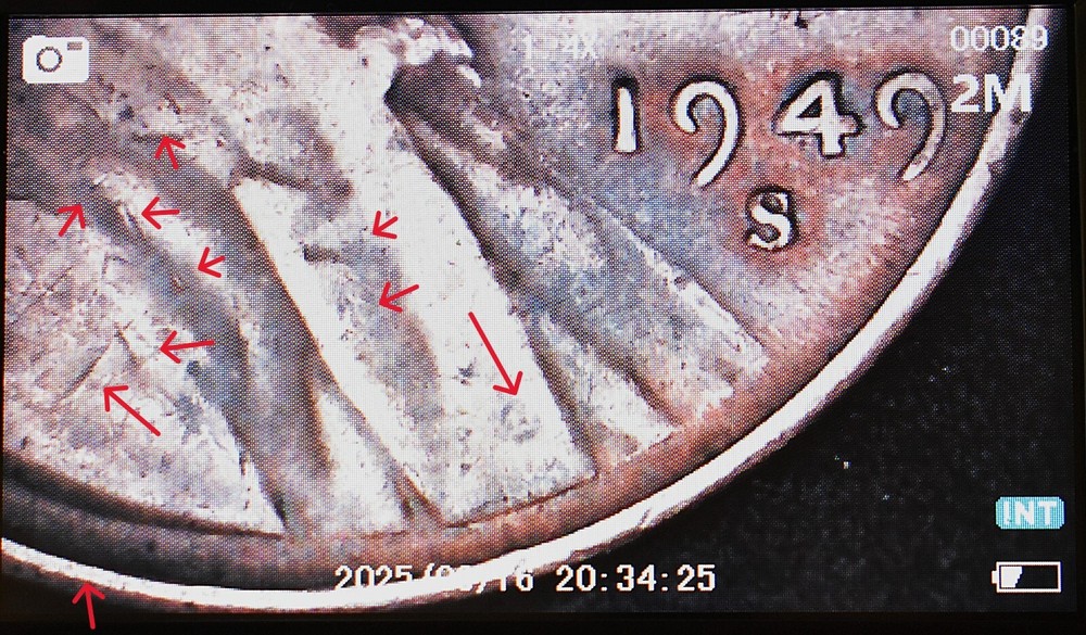 1949 S Lincoln Wheat Penny Error