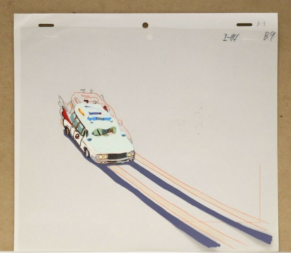 GhostBusters Original Production Drawing And Cel 59-64 Used Cond.