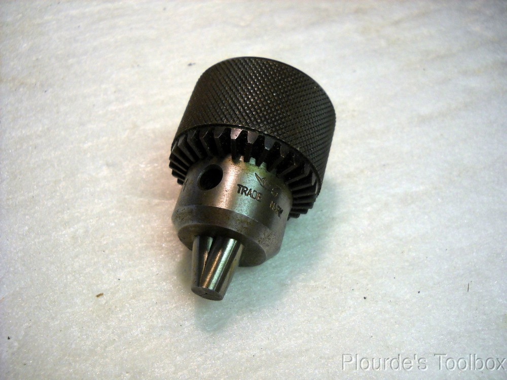 Used Trade Mark Drill Chuck, 10mm 3/8" Capacity, J2 Mounting