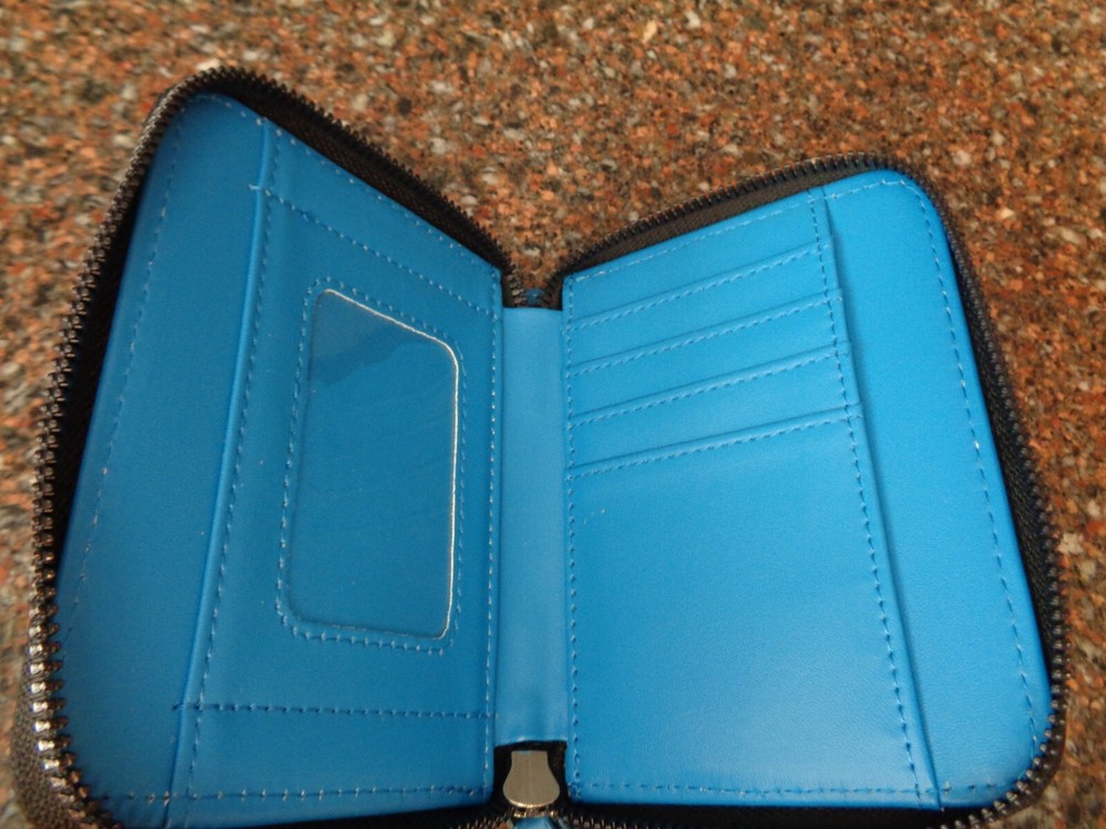 Miffy Wearing Crown Blue Zip Wallet Zipper NWT