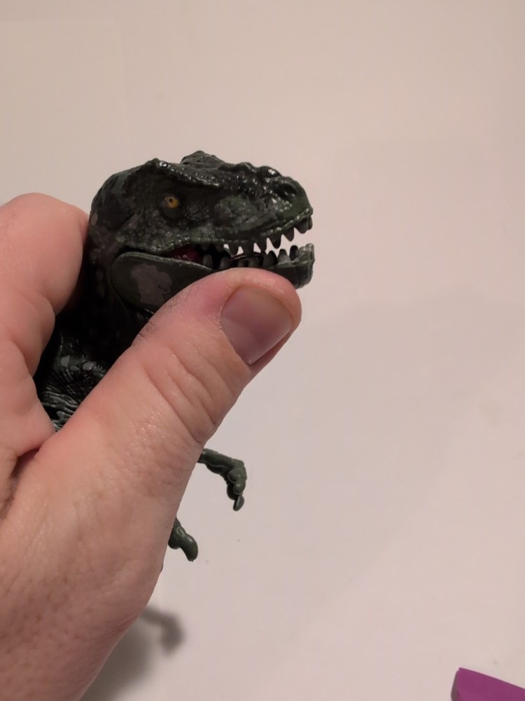Unbranded Green Poseable T-Rex Dinosaur - 8 In Head To Tail