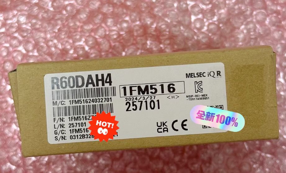 New In Box Mitsubishi R60DAH4 D/A Converter Unit Module