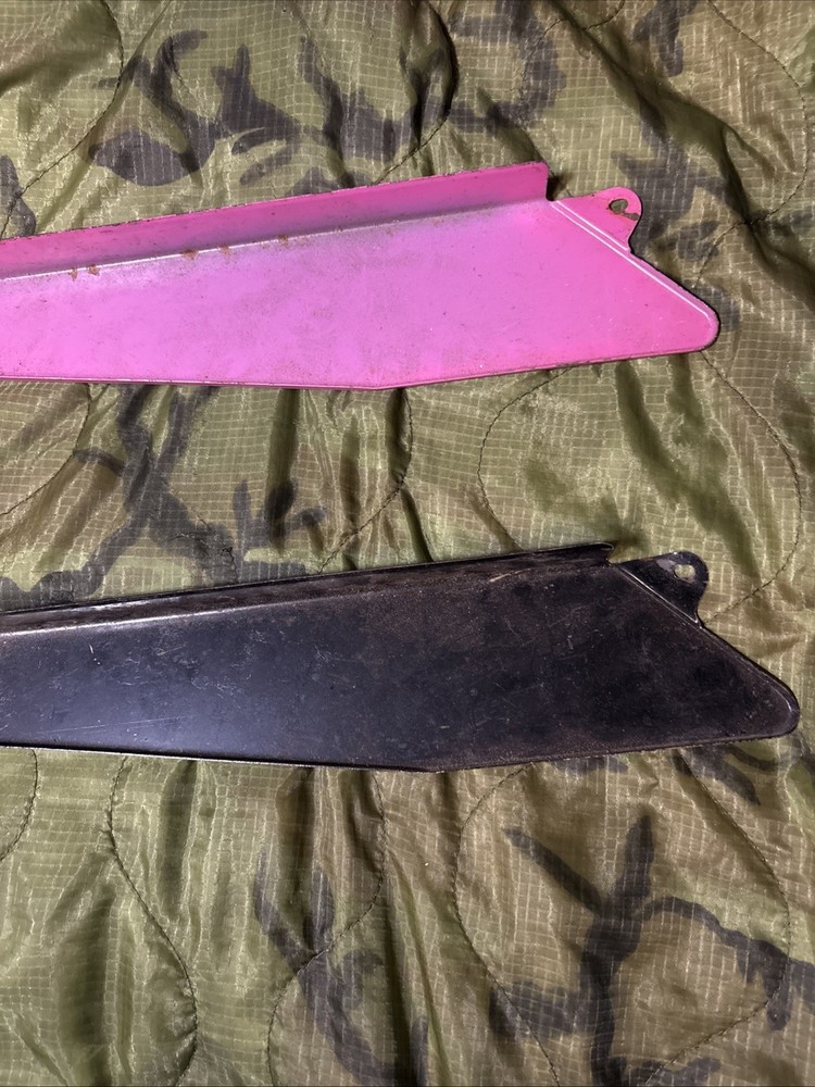 2x Vintage 80s Bicycle Chain Guards