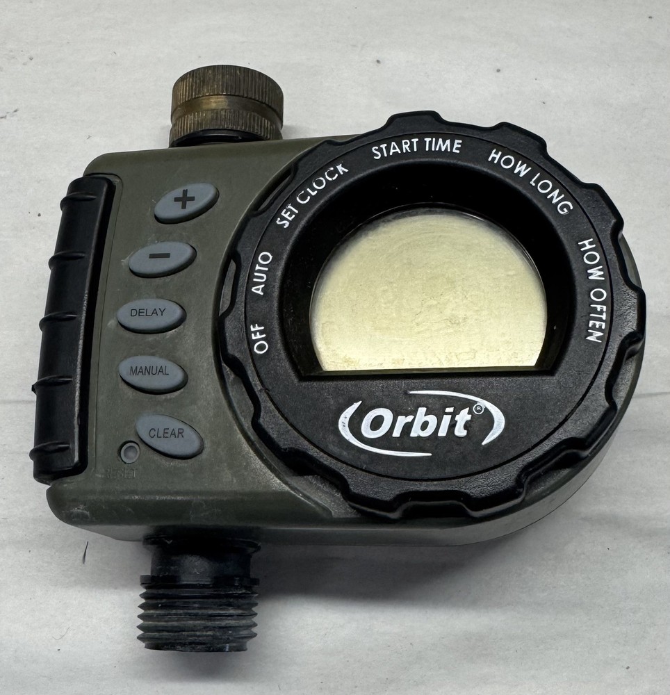 Orbit 1 Dial 1 Outlet Water Timer Hose Faucet Interval Programing #24600