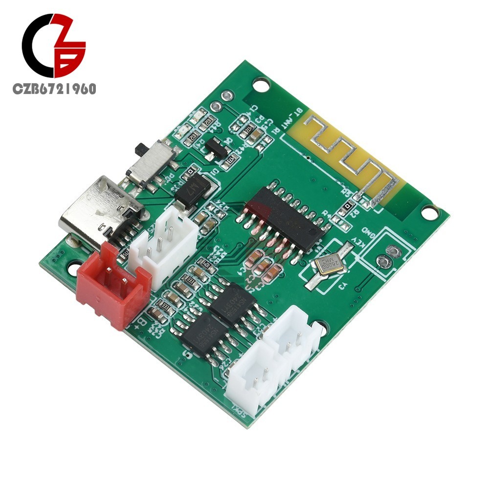 DC3.7V-5V 5W+5W Stereo 5.0 Bluetooth Bluetooth Decoder Module w/ Power Amplifier