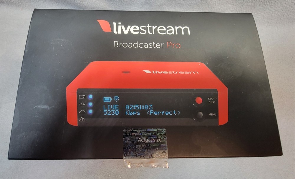 Livestream Broadcaster Pro New-Used Once