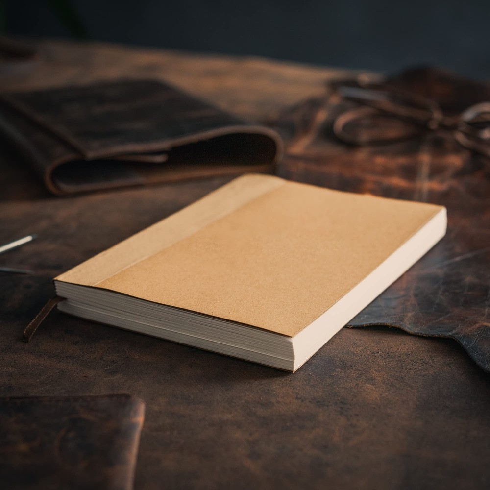 moonster Blank Journal Notebook Paper - A5 Milled - Blank, White