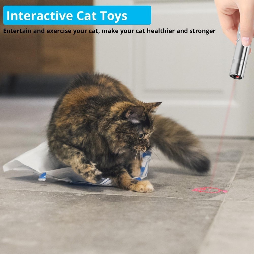 Portable and Eco-Friendly Interactive Cat Toy - Great for Training and Play