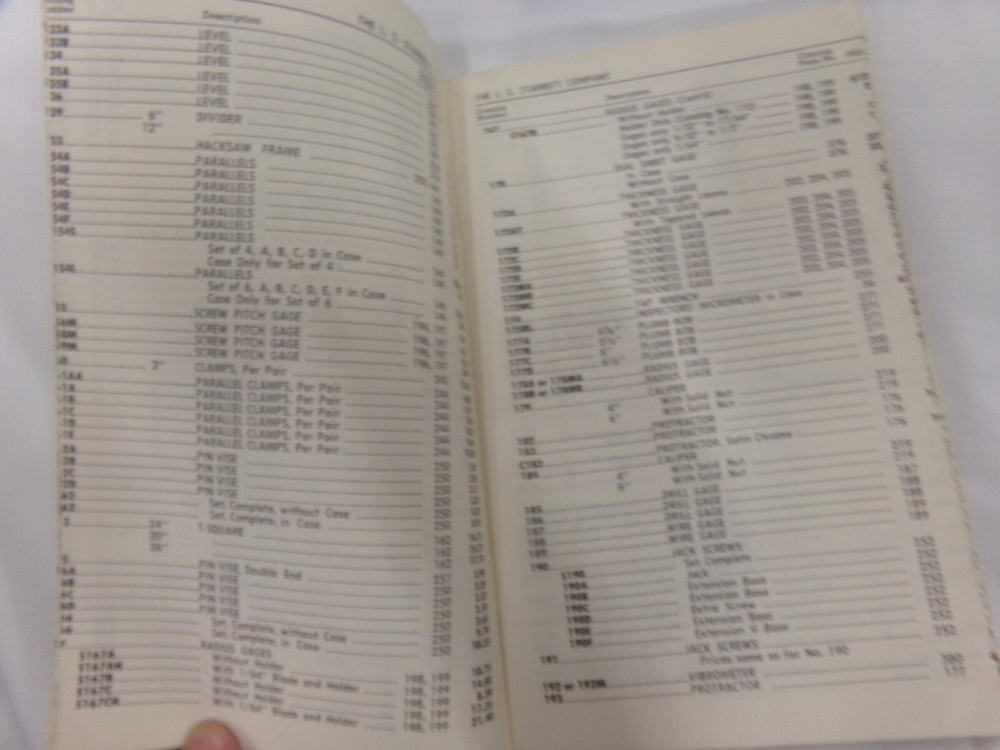 Starrett Precision Tools Bulletin Catalog April 1966 Precision Tools-Gages-More