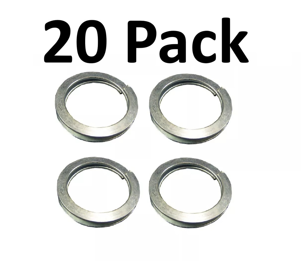 20 Pack Mini Split Rings Trapping Supplies