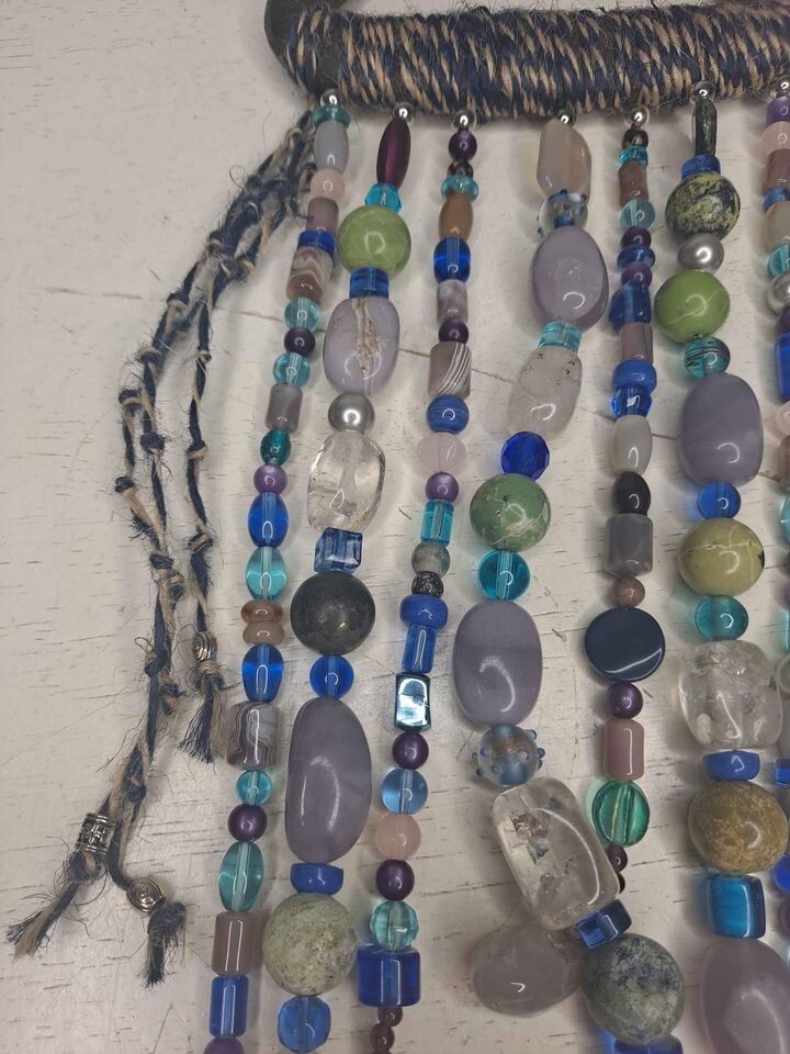 Rustic Beaded Wall Hang