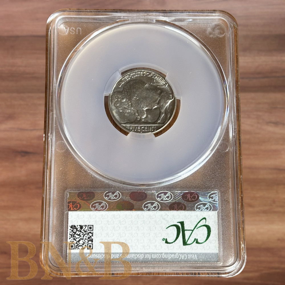 1937-S Buffalo Nickel CAC MS 64