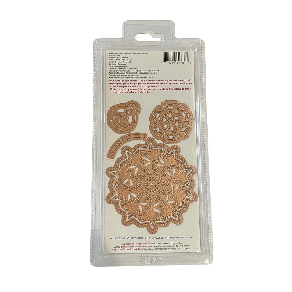 Spellbinders Shapeabilities Dies S5-139 Puzzle Effect 5 Templates NIP